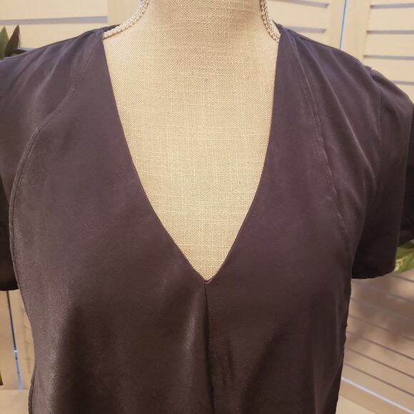 LULUS OLIVE VNECK GREEN TUNIC DRESS SIZE XS - Picture 3 of 6